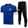 Manchester United Champions League Maillot d'Entraînement 22-23 Bleue Pour Homme